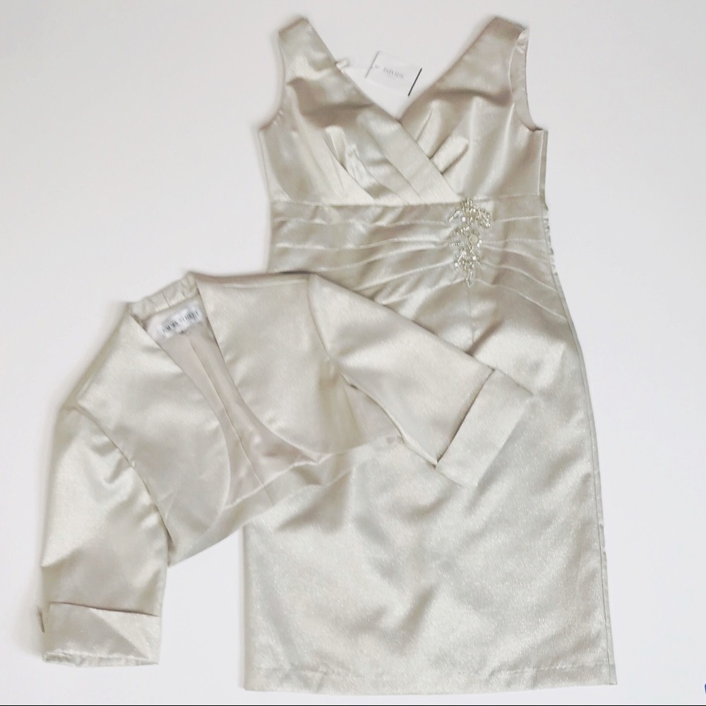New Emma Street Rhinestone Dress & Bolero Jacket
